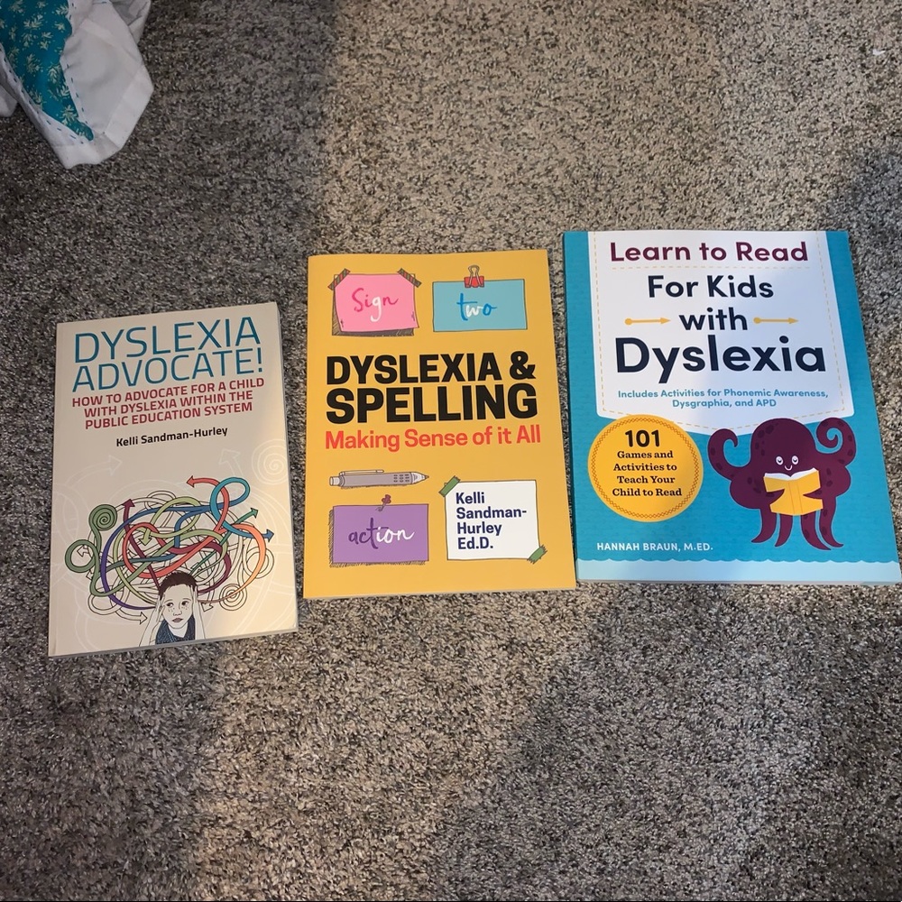3 Dyslexia books